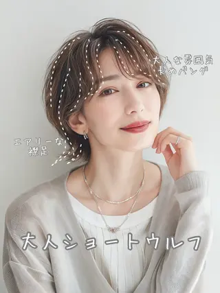 ショート パーマ 髪質改善×韓国風× 透明感💐深江裕稀のヘアスタイル
