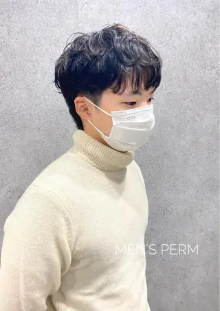 パーマ メンズ clomus所属・YUKA 🍒ツヤ髪改善のヘアスタイル