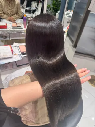 セミロング Rin/寒色系カラー 🦋/うる艶ヘア🫧のヘアスタイル