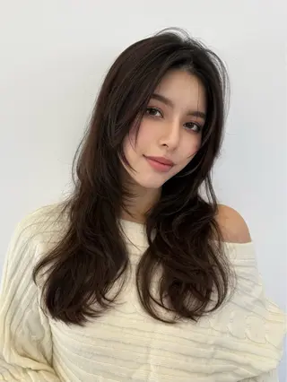 ロング 🫧美髪カラー🫧艶 カラー🫧北堀江坂本のヘアスタイル