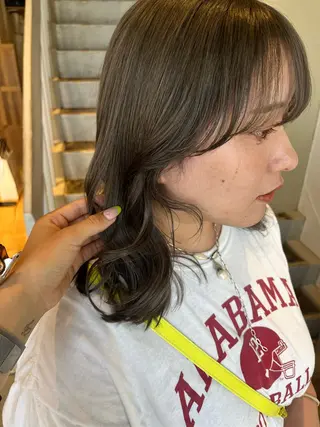 ロング カラー 藤井 美歩/赤髪のヘアスタイル