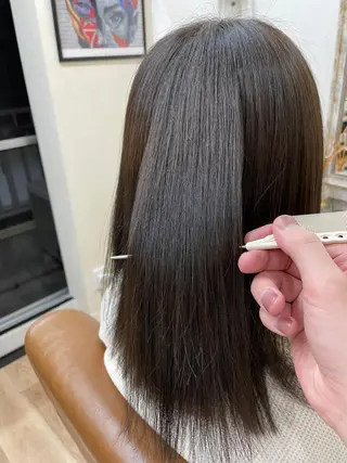 ミディアム カラー TOWA 野村　コウダイのヘアスタイル