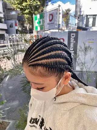 ロング ヘアアレンジ airi🌺カラー /特殊ヘア⛓️🖤のヘアスタイル