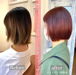 ショート カラー 森 早希絵のヘアスタイル