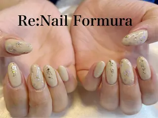 ミディアム Re:Nail Formula所属・kido chieのネイルデザイン