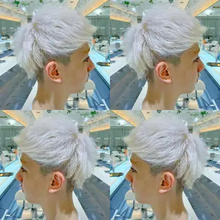 カラー メンズ 赤み消しカラー /透明感カラー 上長のヘアスタイル