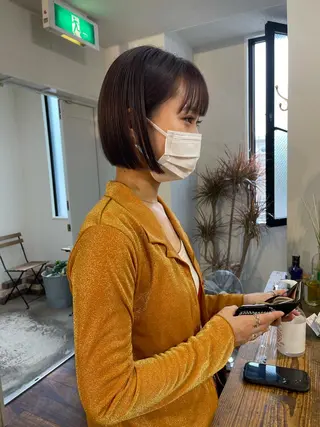 ショート カラー a rikaのヘアスタイル