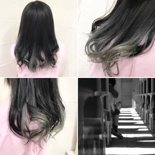 セミロング カラー "PEPPU "所属・🌈推し色派手髪 ハイトーンShinのヘアスタイル