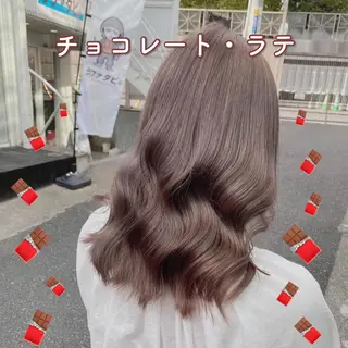 セミロング カラー ヘアアレンジ メンズ 韓国ヘア特化💍 tiam💍ブリーチのヘアスタイル