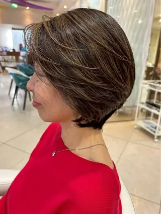 ショート カラー イーストハムネオ高木 亮人🌿のヘアスタイル