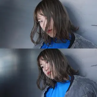 ミディアム カラー 白髪ぼかし/ショート 特化🌟サトウユキのヘアスタイル