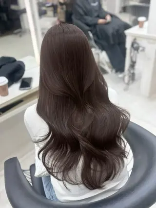 ロング 銀座♡透明感カラー/ 顔周りカットFukaのヘアスタイル