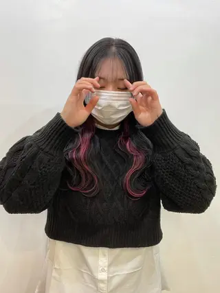 ロング カラー 🦄垢抜けボブ特化× 暖色カラー未来🦄のヘアスタイル