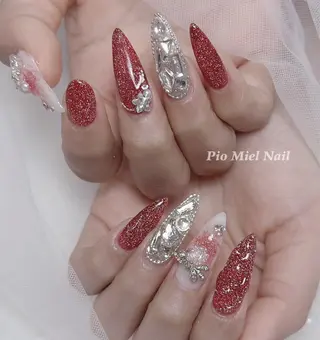 ネイル HANA 長さだしのネイルデザイン