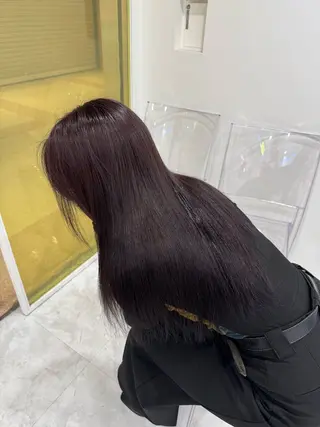 ロング 色気ある大人カラー /ブリーチなしのヘアスタイル