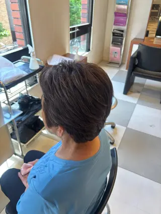 ショート カラー モッズヘア二子玉川店所属・伊藤 あいのヘアスタイル