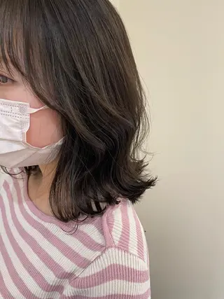 ミディアム 髪質改善/縮毛矯正 /青山　早希🐾のヘアスタイル