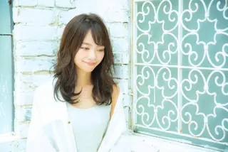 ミディアム カラー パーマ 髪質改善/縮毛矯正/ ボブ/店長/槌矢圭悟のヘアスタイル