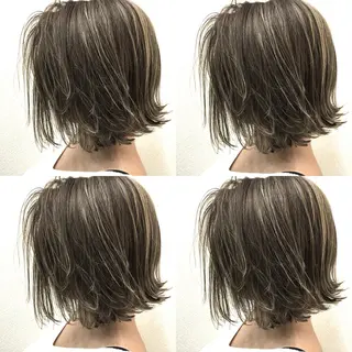 ショート カラー 井上 一平のヘアスタイル