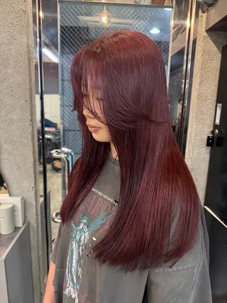 ロング カラー Peyp  prod ICON 博多【ペイププロドアイコン】所属・Peyp博多 SORAモデル募集のヘアスタイル