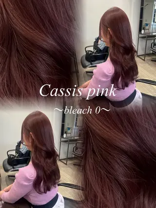 ロング カラー JIN/暖色カラー /髪質改善/艶髪のヘアスタイル