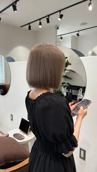 ショート ボブ/レイヤー /河内温太のヘアスタイル