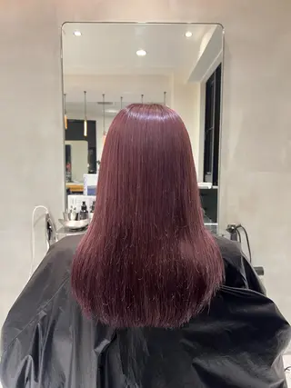 ミディアム カラー matsuri /レイヤーカット𝜗のヘアスタイル