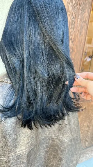 カラー 束感まつぱ🥑🤍 NATUKI🤍のマツエク・マツパデザイン