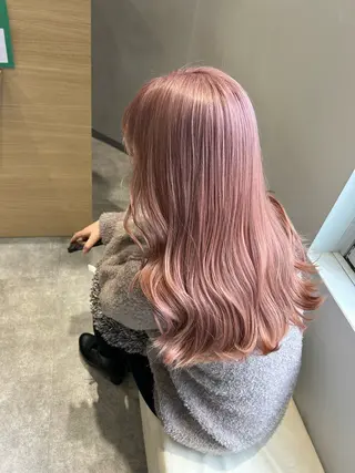 ロング カラー salowin梅田茶屋町suite所属・ハイトーンヘア/ 島崎　タクミのヘアスタイル