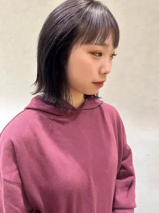 ミディアム カラー インナーカラー ／レイヤー🦋ルイのヘアスタイル