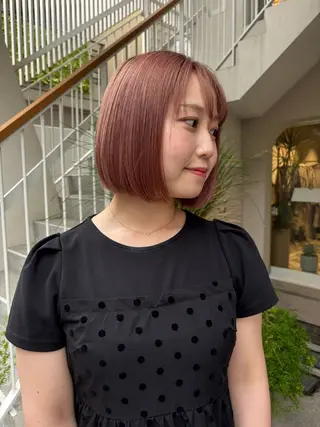 ミディアム カラー 抜け感レイヤー🎶 ハイトーン/りりのヘアスタイル