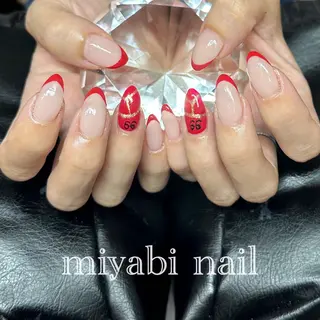 ネイル miyabi nail 桂川駅近くのネイルデザイン