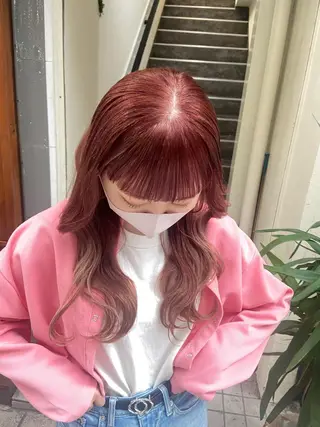 ロング nico🏁 rihoのヘアスタイル