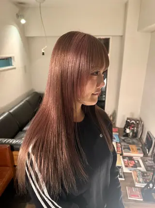 ロング 大石 優衣のヘアスタイル