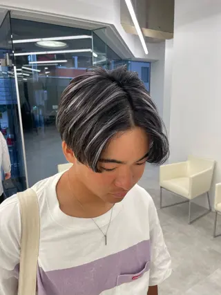 カラー メンズ 森龍馬 メンズ専門美容師のヘアスタイル