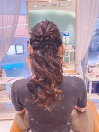 ロング ヘアアレンジ ComfortA🌱 はな💗のヘアスタイル