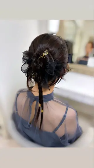 ロング achieve m＋茶屋町店所属・ヘアメイクサロン 梅田茶屋町のヘアスタイル