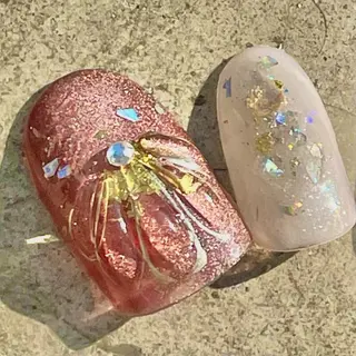 ネイル Seemly 千田町店所属・フラワーパラジェル 🌸シームリーエミのネイルデザイン