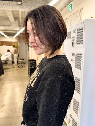 ショート kiji所属・kiji NAHO/ パーマ／久屋大通のヘアスタイル