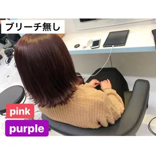 ショート ♡透け感カラー 大賀哲平♡のヘアスタイル
