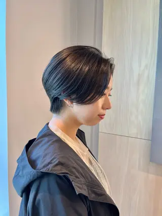 ショート 透明感カラー/艶髪/ 高城潤也のヘアスタイル