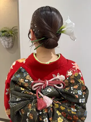 ヘアアレンジ 🐰美髪カラー／ア レンジ🐰きょかのヘアスタイル