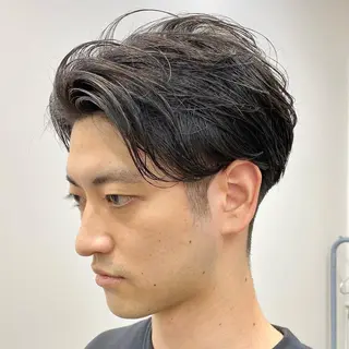 ショート パーマ メンズ 3月〜お店変わります 詳しくはインスタまでのヘアスタイル