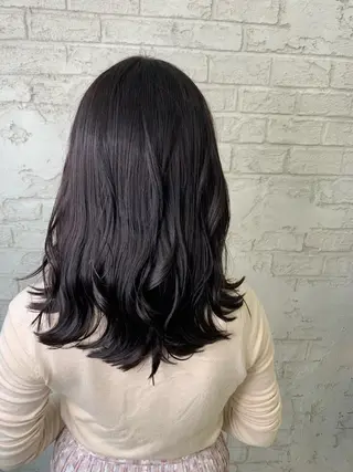 セミロング カラー ブリーチ特化 ハイトーンRYOYAのヘアスタイル