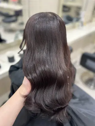 カラー ベージュ・ラベンダー カラー🎀りりのヘアスタイル