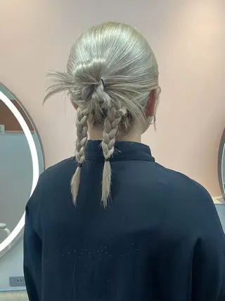 ヘアアレンジ 博多ブリーチ /Ririkaのヘアスタイル