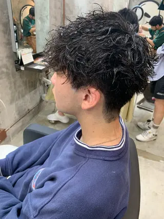 パーマ メンズ ⚡️メンズパーマ特化 mens支持◎/忠地のヘアスタイル