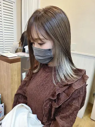 ミディアム カラー 【ネウィ天王寺 】seiyaのヘアスタイル