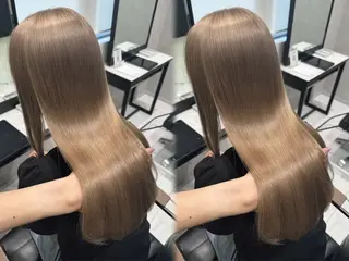 セミロング ヘアアレンジ/暖色/ ハイトーン/🌼歩花のヘアスタイル