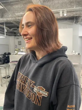 ショート Elme所属・イージードリル募集 🔥平口はのんのヘアスタイル